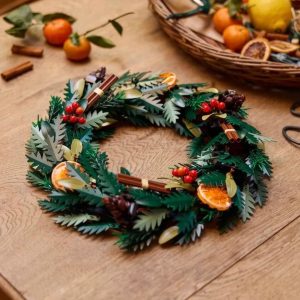 couronne fleur bloc de construction