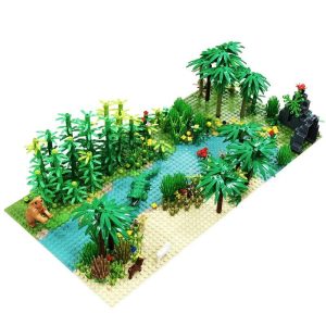 fleur forêt bloc de construction