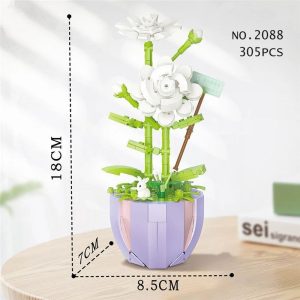 plante orchidée blanche bloc de construction