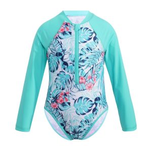 maillot de bain enfant style floral