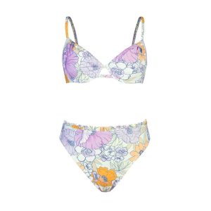 Maillot De Bain Fleuri Coloré