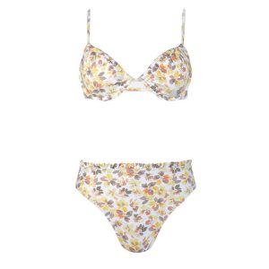 Maillot De Bain Fleuri Coloré Feuille