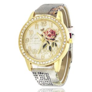 Montre Fleurie Classe Luxe