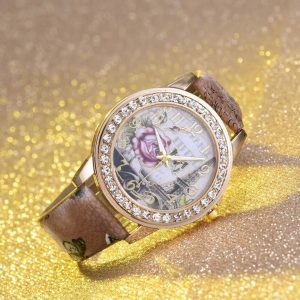 Montre Fleurie Design Classe