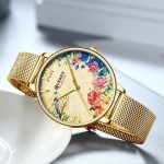 Montre Fleurie Rose