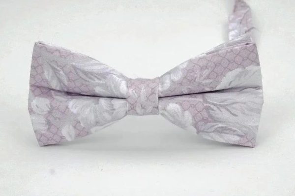 Noeud Papillon Fleuri Violet Design