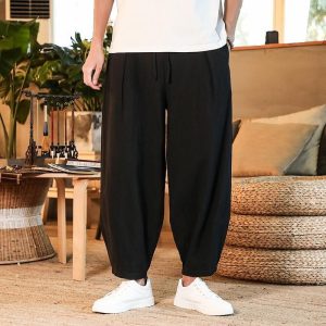 Pantalon Lin Homme Japonais