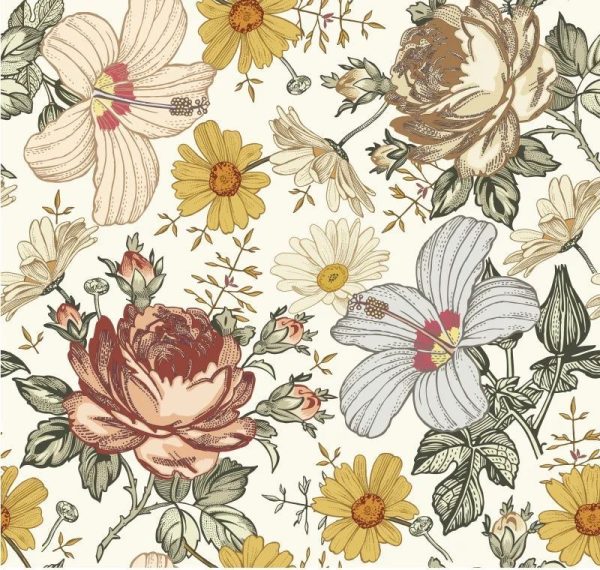 Papier Peint Bohème Retro