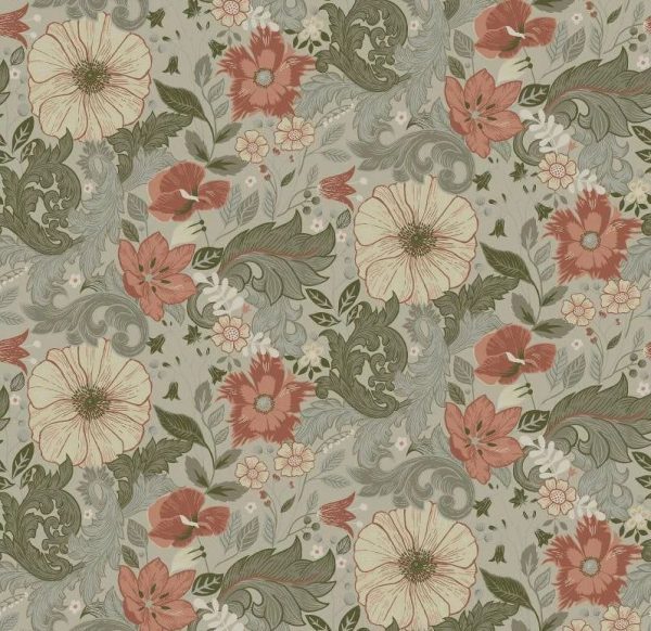 Papier Peint Fleuri Anglais