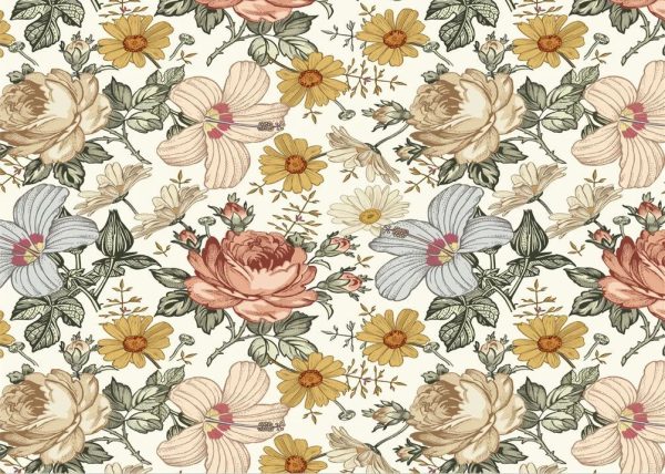 Papier Peint Fleuri Salon