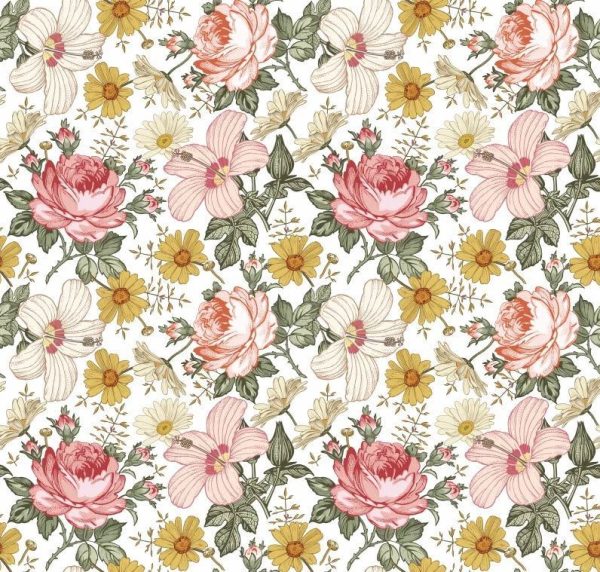 Papier Peint Fleurs Japonaises