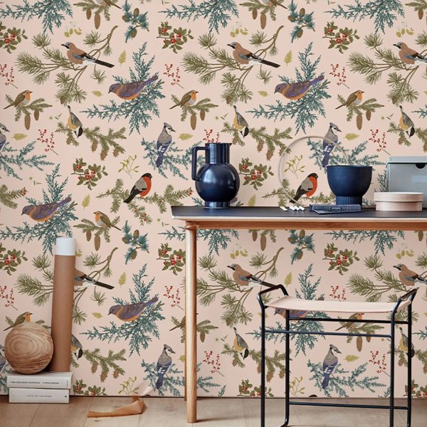 Papier Peint Floral Vintage