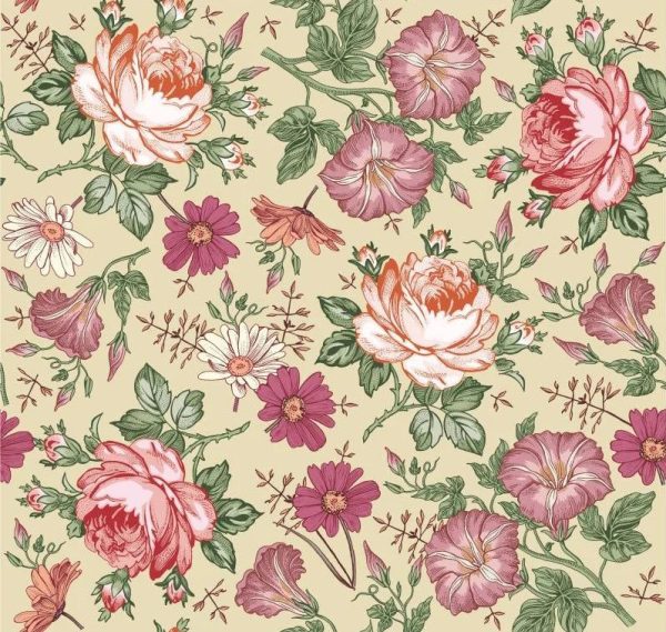 Papier Peint Vintage Bohème