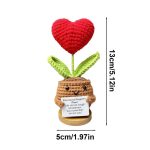 peluche douce pot de fleur