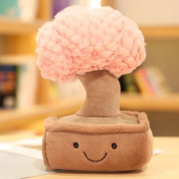 Peluche fleur Arbre Rose