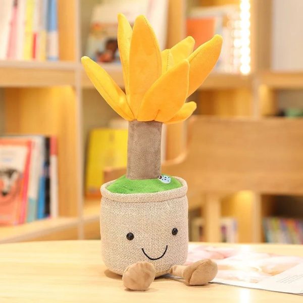 Peluche fleur Plante Jaune
