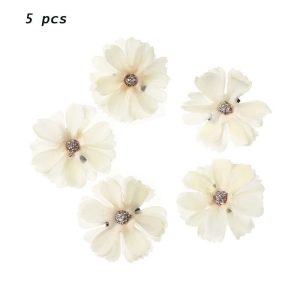 Pince Fleur Blanche Cheveux