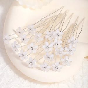 Pince Fleur Cheveux Mariage