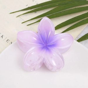 Pince Fleur Cheveux Tahiti Violet