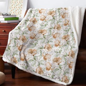 Plaid Fleuri Epuré Classe