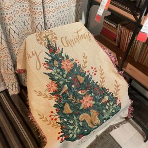 Plaid Fleuri Merry Christmas