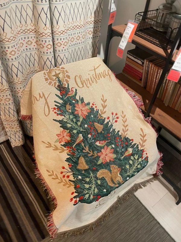 Plaid Fleuri Merry Christmas