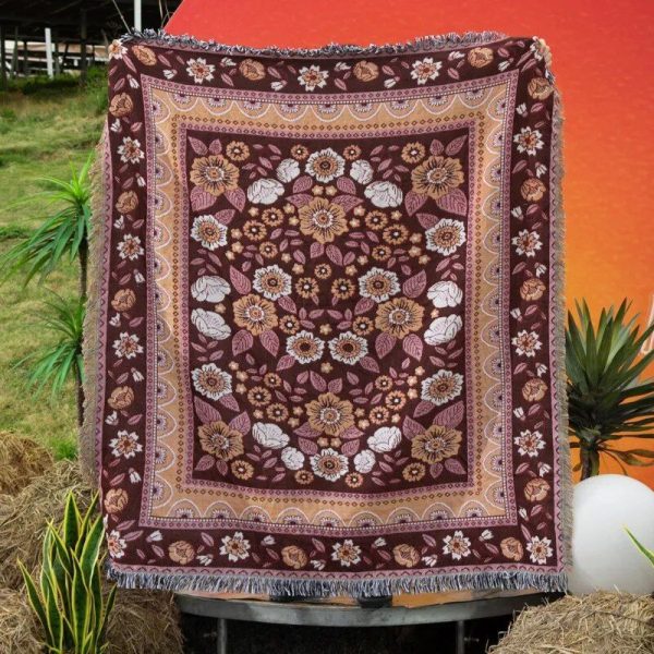 Plaid Fleuri Vintage