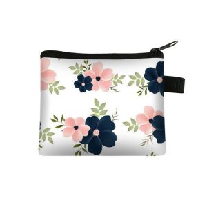 Portefeuille Fleuri Design Fleur Epuré