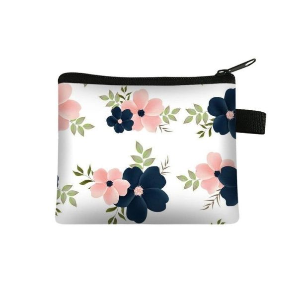 Portefeuille Fleuri Design Fleur Epuré