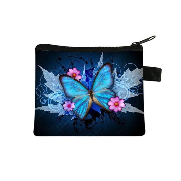 Portefeuille Fleuri Design Papillon