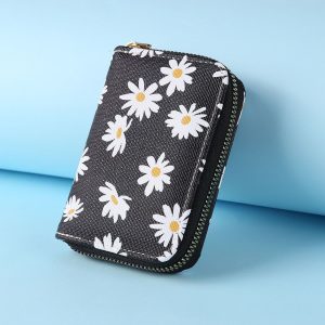 Portefeuille Fleuri Marguerite Simple