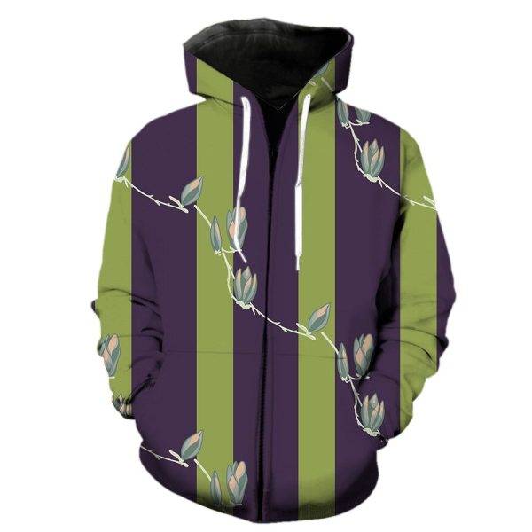 Pull Fleuri Epuré Minimaliste Rayure