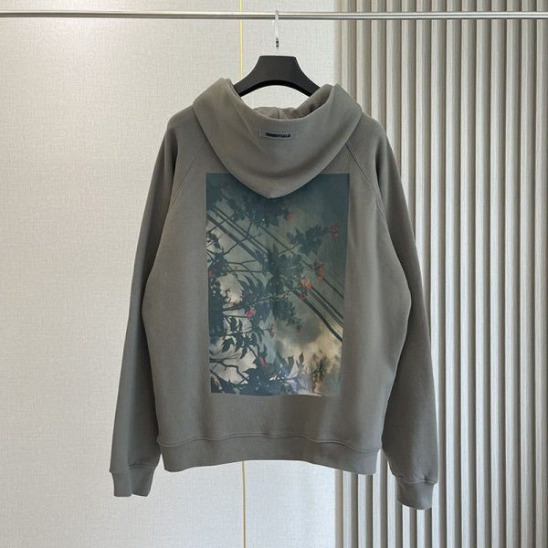 Pull Fleuri Essential Gris