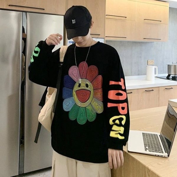 Pull Fleuri Kawaii