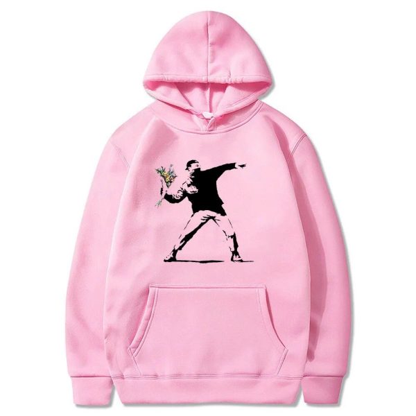 Pull Fleuri Lancé Rose
