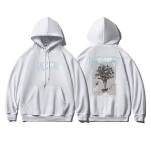 Pull Fleuri Oversize Vintage Blanc