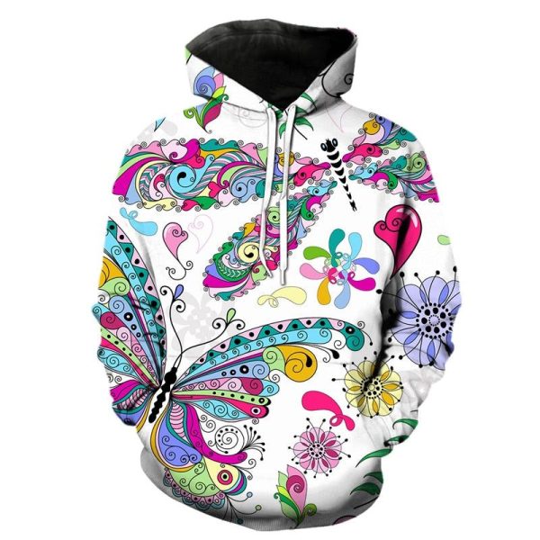 Pull Fleuri Papillon