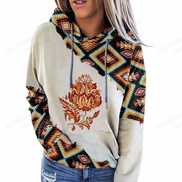 Pull Fleuri Rétro Losange