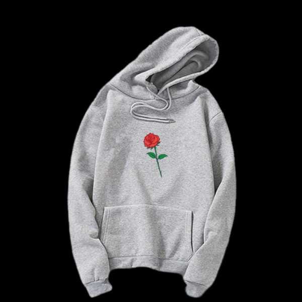 Pull Fleuri Rose Réaliste