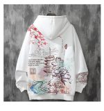 Pull Fleuri Premium Coréen Blanc