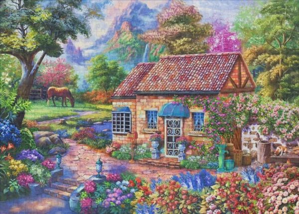 puzzle fleuri 1000 pièces