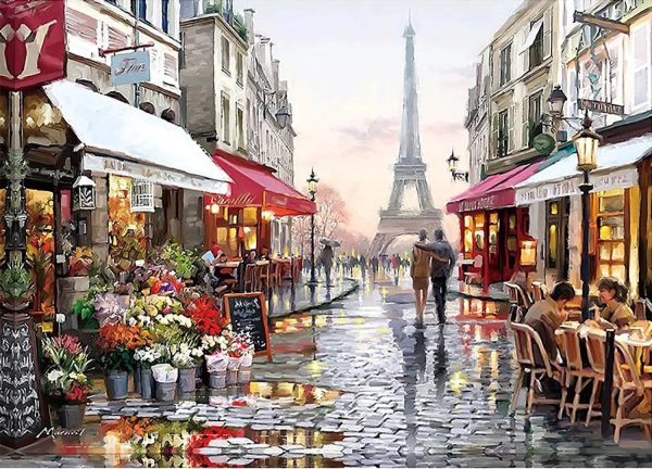 Puzzle Fleurs A Paris
