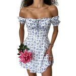 robe courte florale