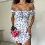robe de printemps à fleurs