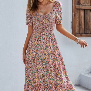 Robe Fleurie Bouquet Floral