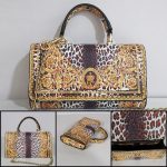 Sac Fleuri Chaîne Tâche Léopard