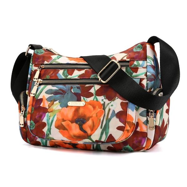 Sac Fleuri Design Fleurs Abstraites