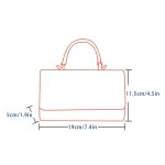 sac tendance fleuri chaîne motif léopard