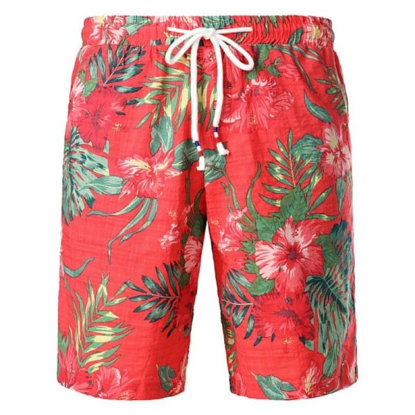 Short De Bain A Fleur Jungle Design