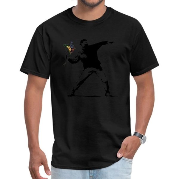 T-Shirt Fleur Lancer Noir